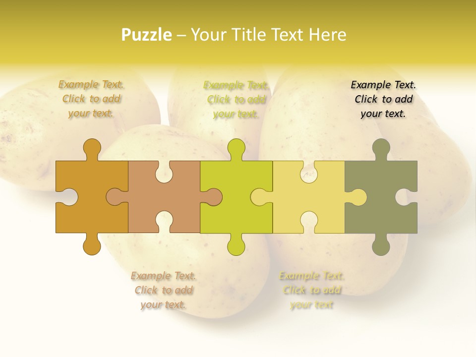 White Foodstuff Health PowerPoint Template