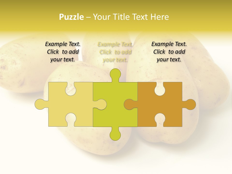 White Foodstuff Health PowerPoint Template