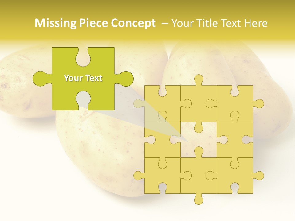 White Foodstuff Health PowerPoint Template