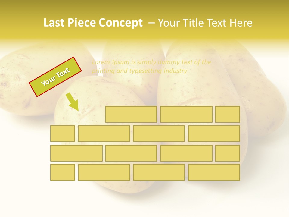 White Foodstuff Health PowerPoint Template