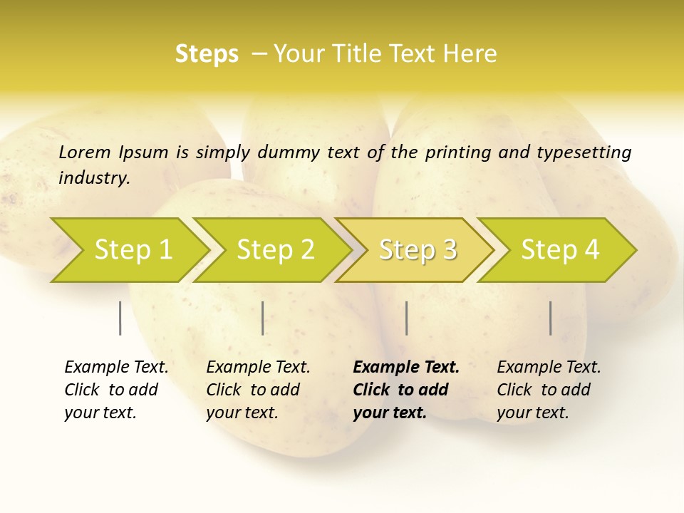 White Foodstuff Health PowerPoint Template