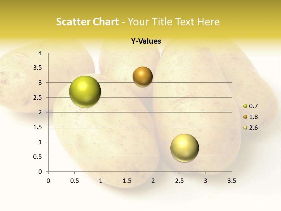 White Foodstuff Health PowerPoint Template