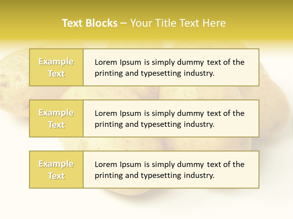 White Foodstuff Health PowerPoint Template