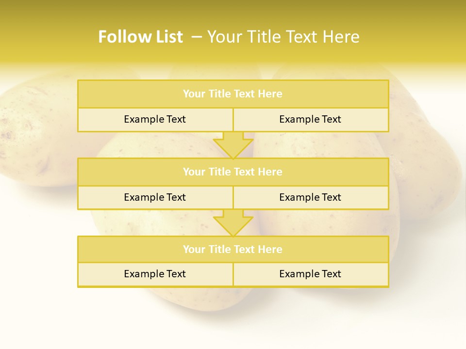 White Foodstuff Health PowerPoint Template
