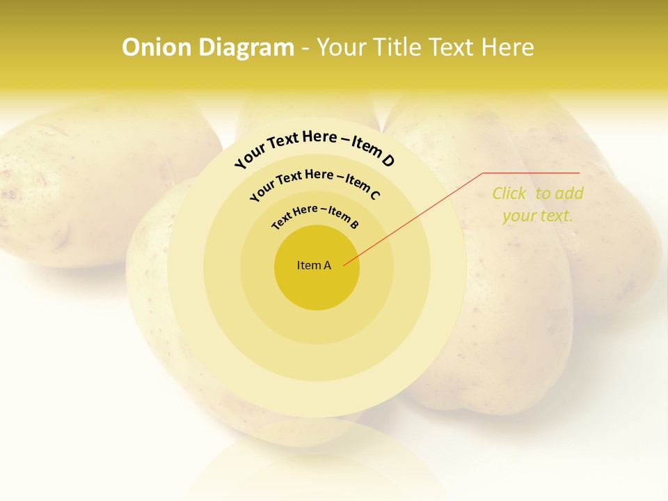 White Foodstuff Health PowerPoint Template