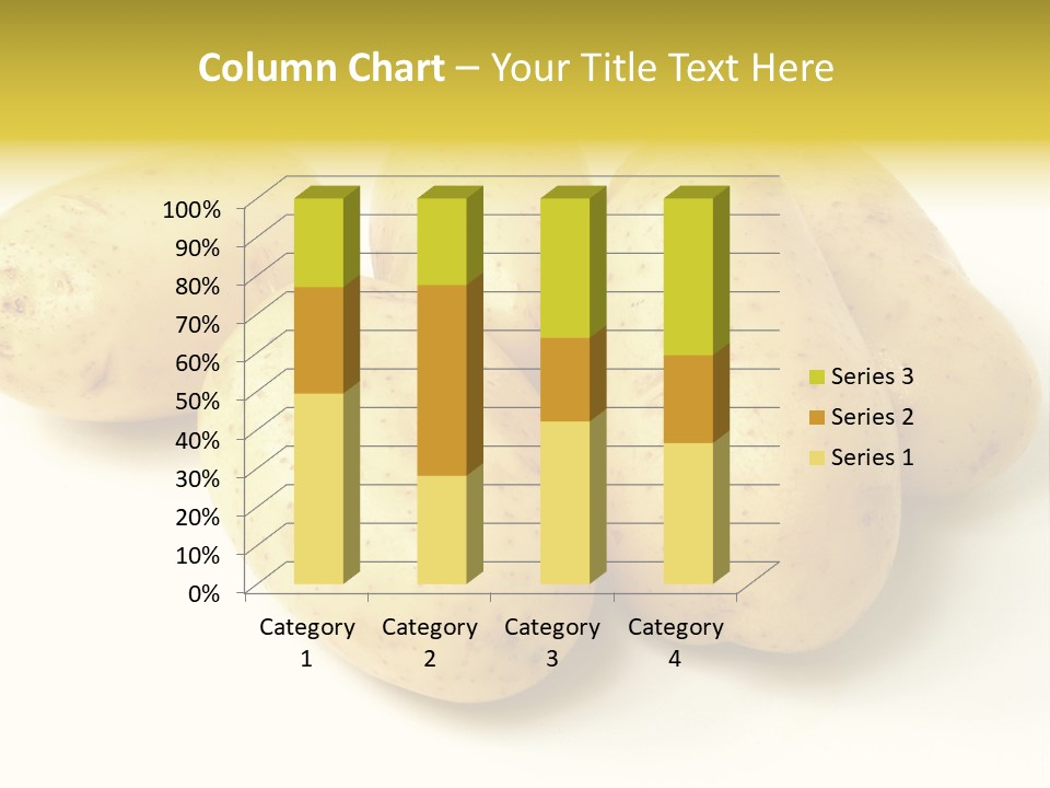 White Foodstuff Health PowerPoint Template