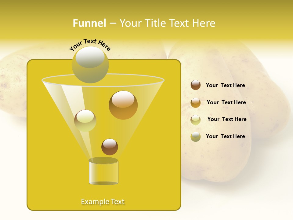 White Foodstuff Health PowerPoint Template