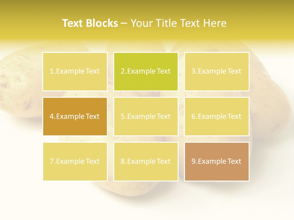 White Foodstuff Health PowerPoint Template