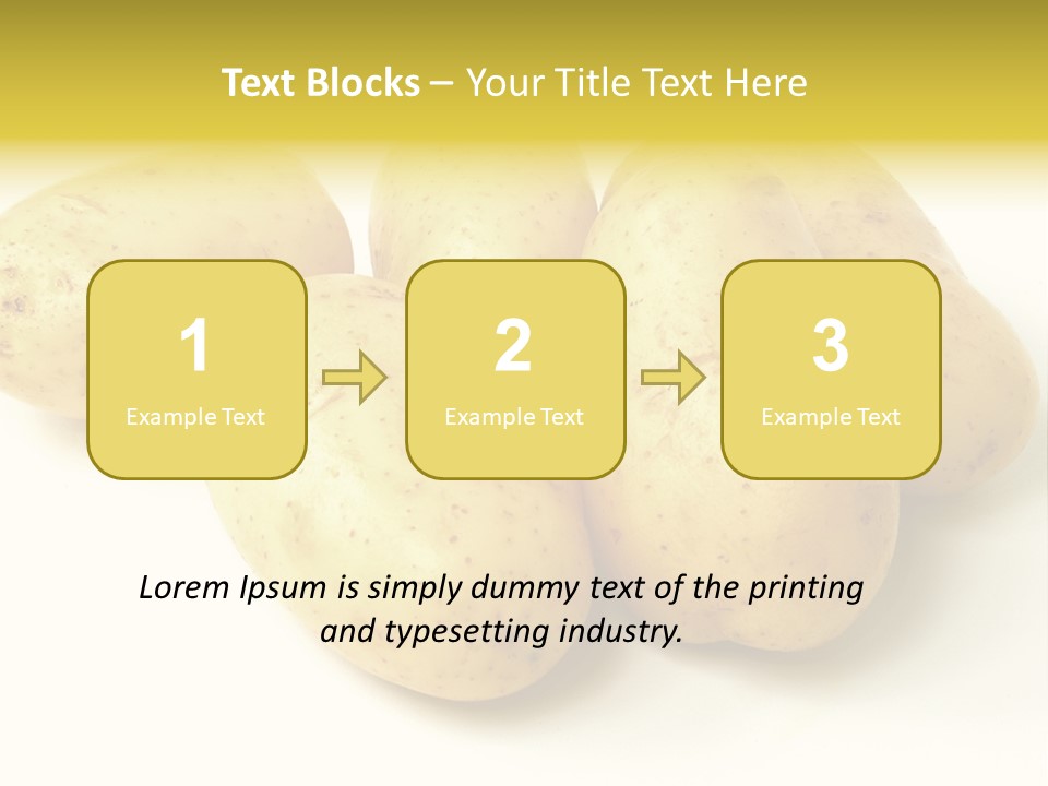 White Foodstuff Health PowerPoint Template