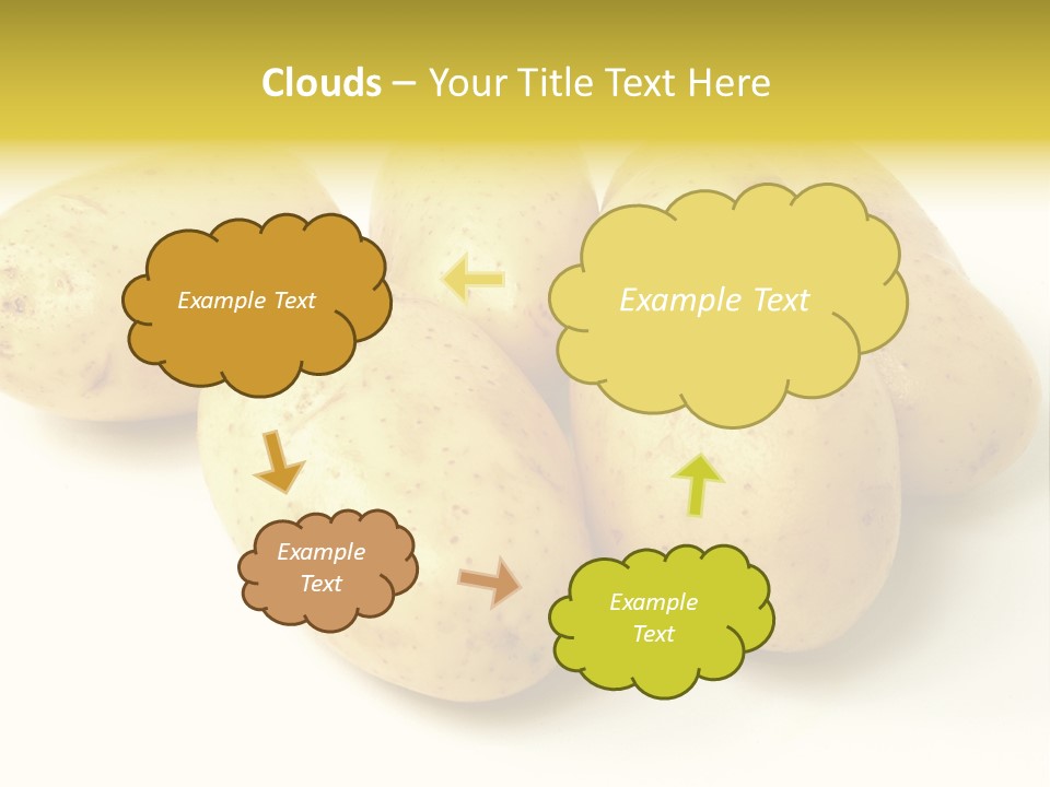 White Foodstuff Health PowerPoint Template