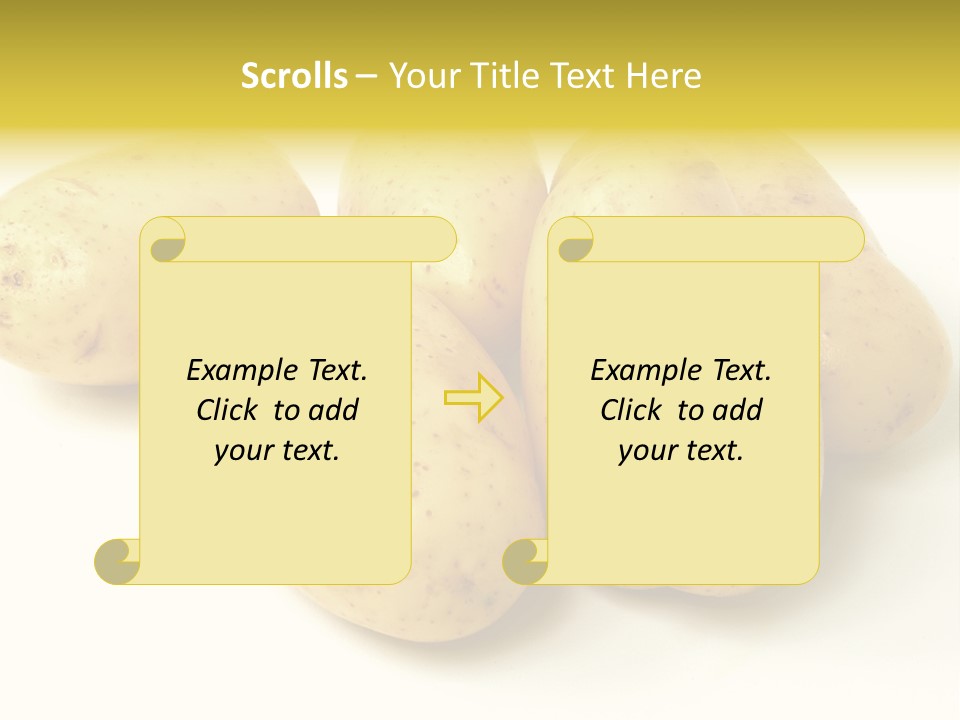 White Foodstuff Health PowerPoint Template