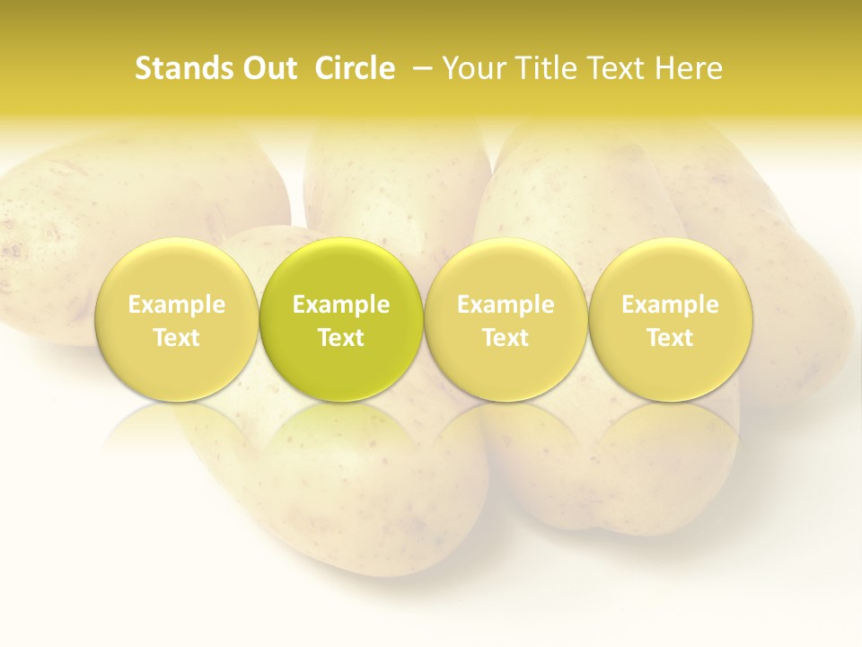 White Foodstuff Health PowerPoint Template