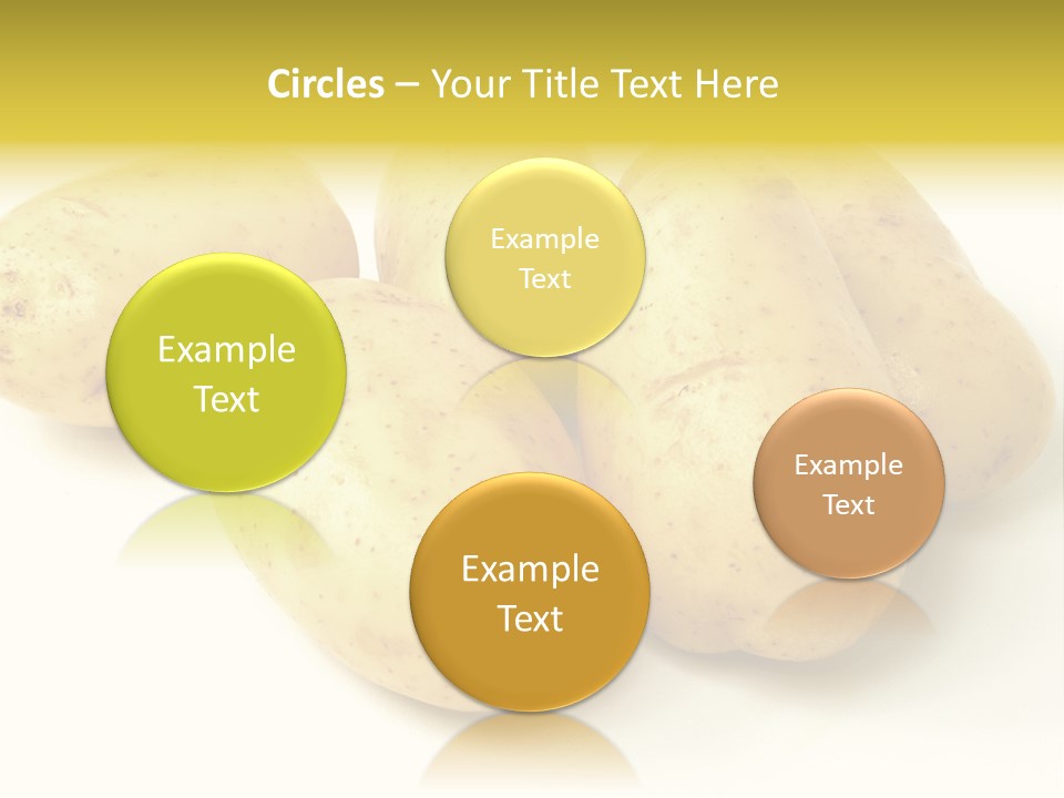 White Foodstuff Health PowerPoint Template