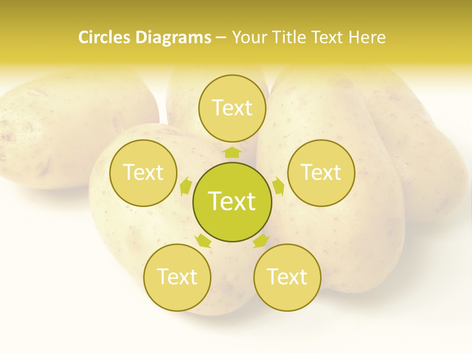 White Foodstuff Health PowerPoint Template