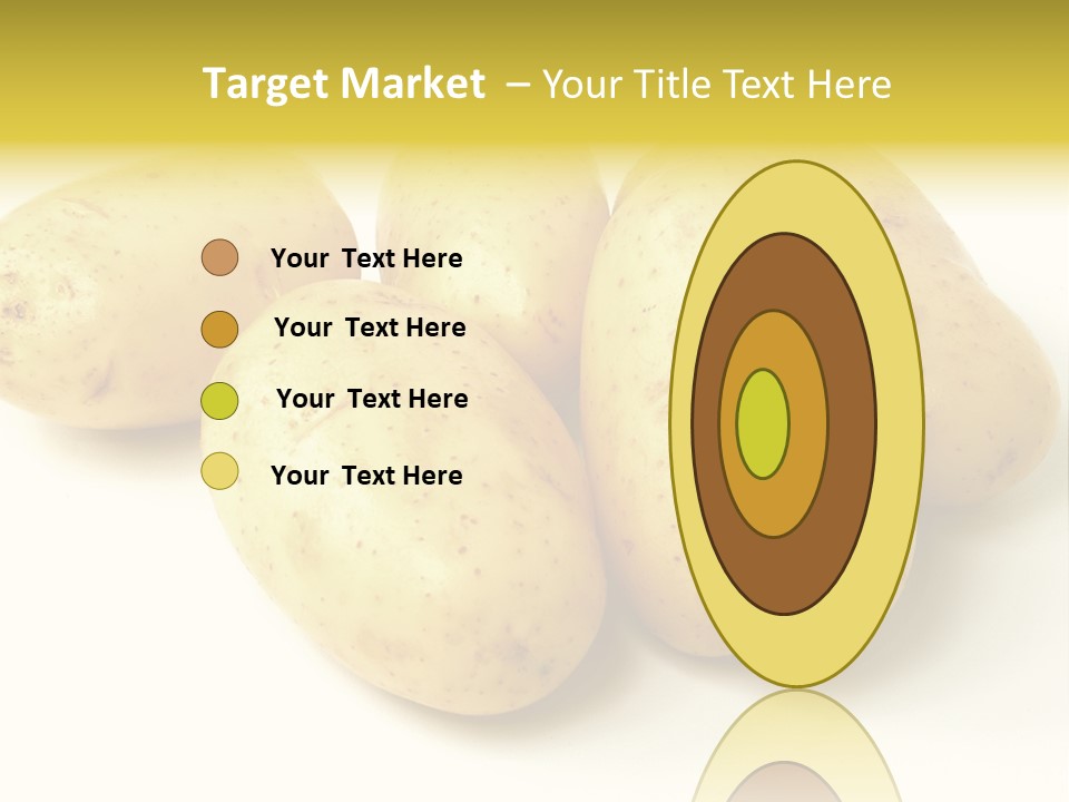 White Foodstuff Health PowerPoint Template