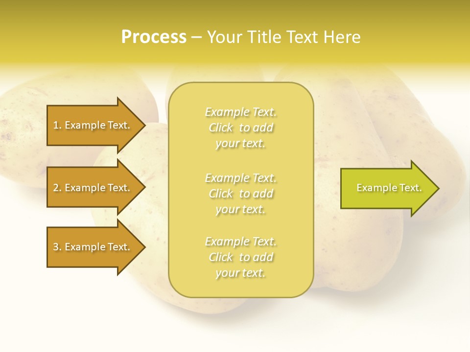 White Foodstuff Health PowerPoint Template