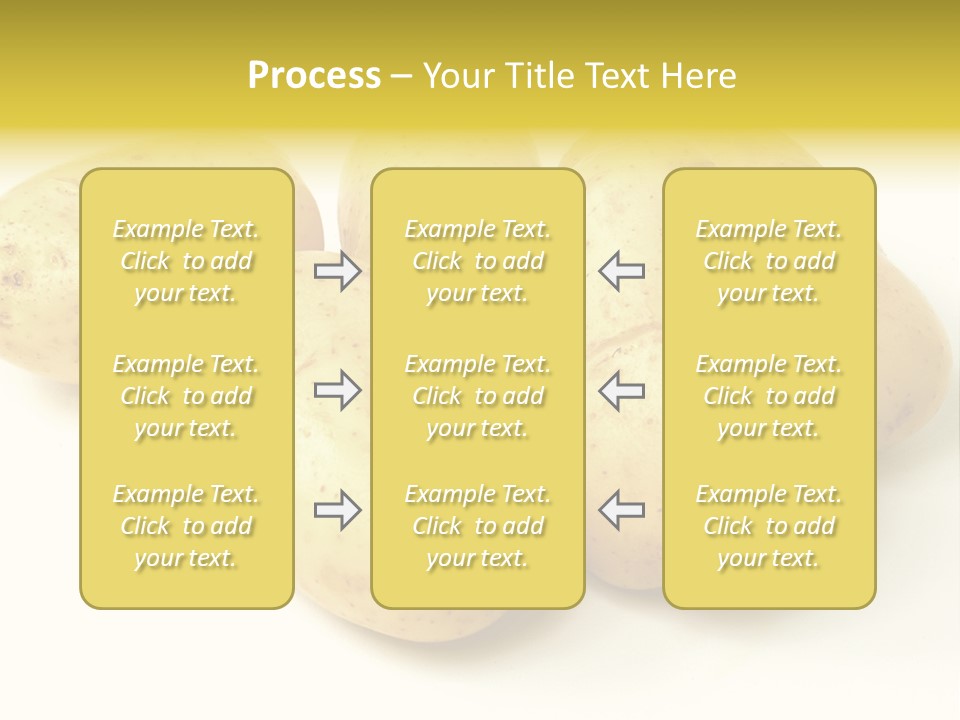 White Foodstuff Health PowerPoint Template
