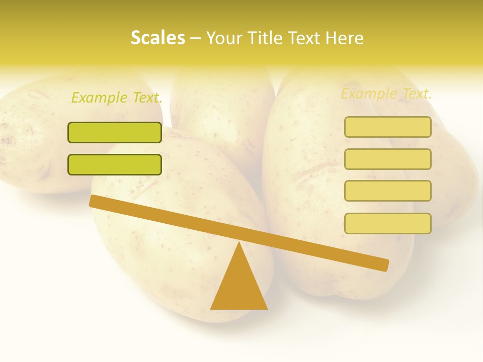 White Foodstuff Health PowerPoint Template