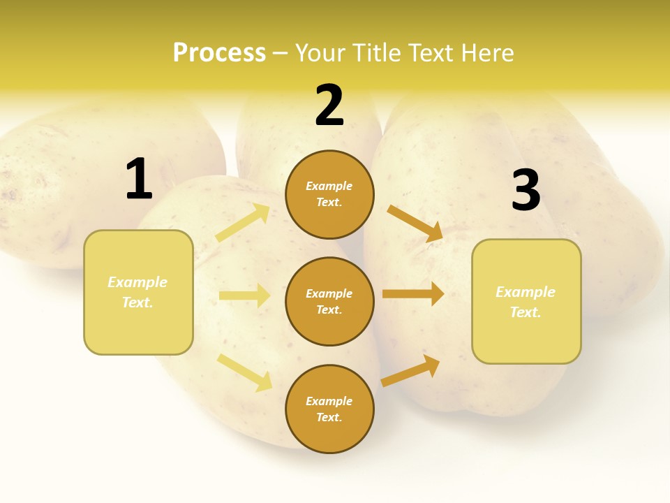 White Foodstuff Health PowerPoint Template