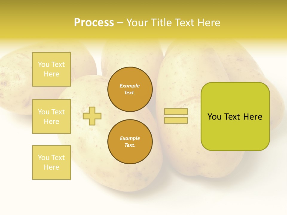 White Foodstuff Health PowerPoint Template