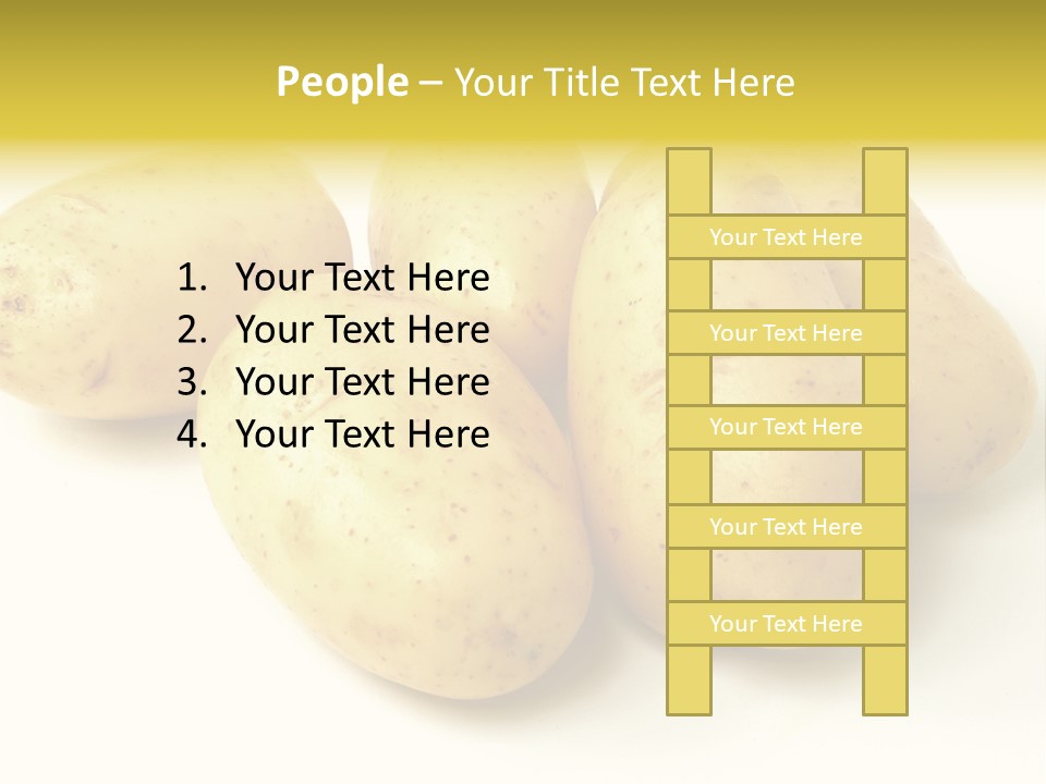 White Foodstuff Health PowerPoint Template