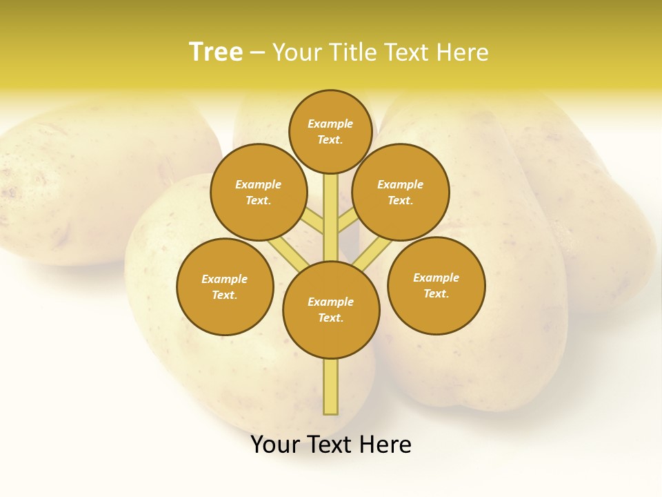 White Foodstuff Health PowerPoint Template