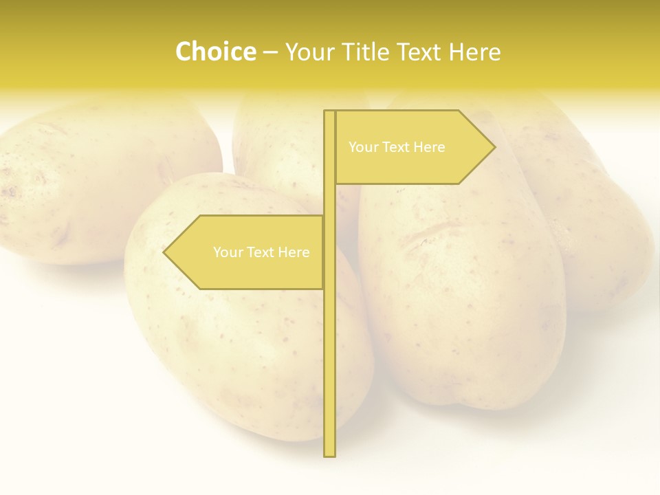 White Foodstuff Health PowerPoint Template