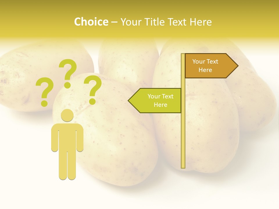 White Foodstuff Health PowerPoint Template