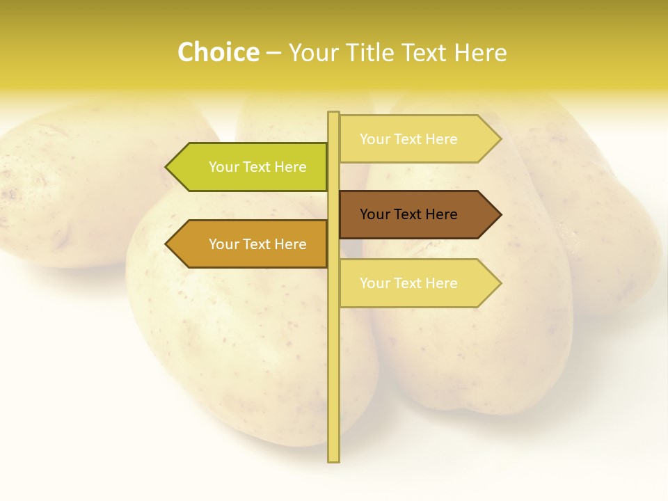 White Foodstuff Health PowerPoint Template
