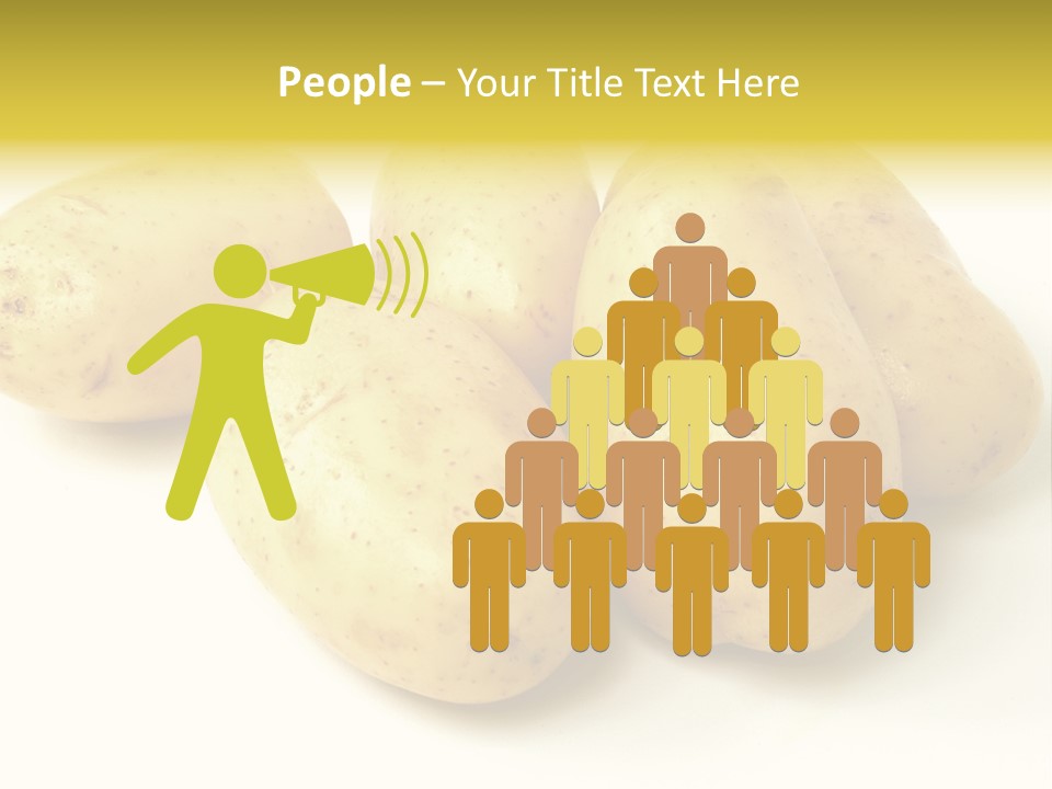 White Foodstuff Health PowerPoint Template