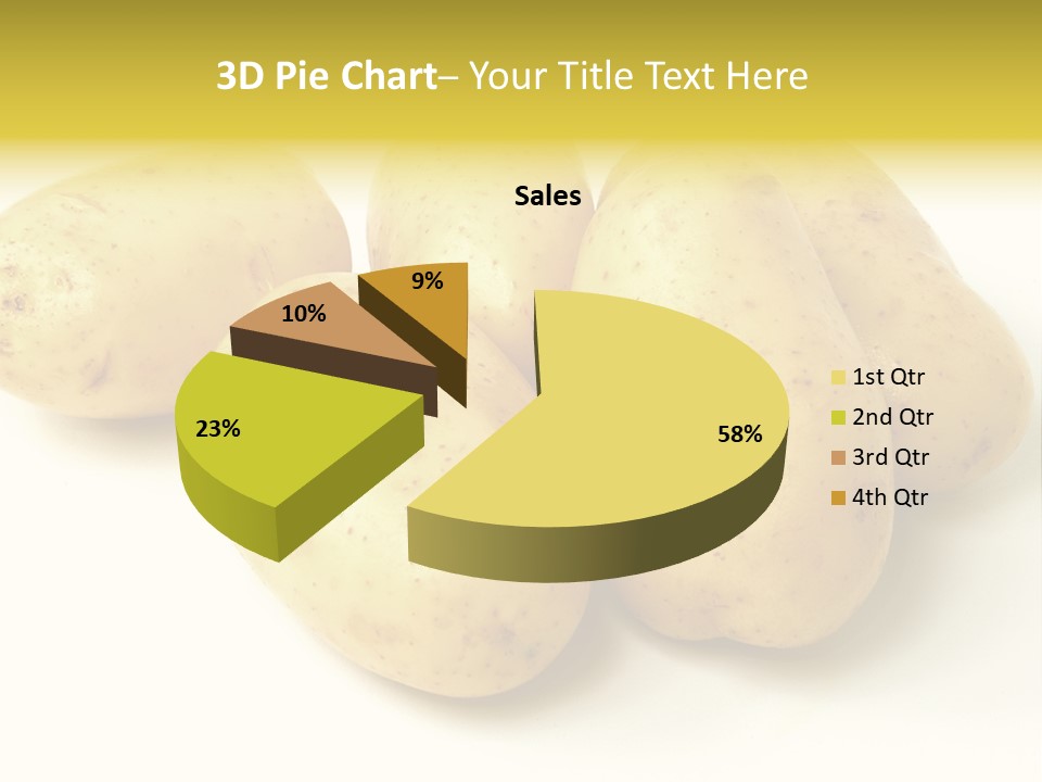 White Foodstuff Health PowerPoint Template