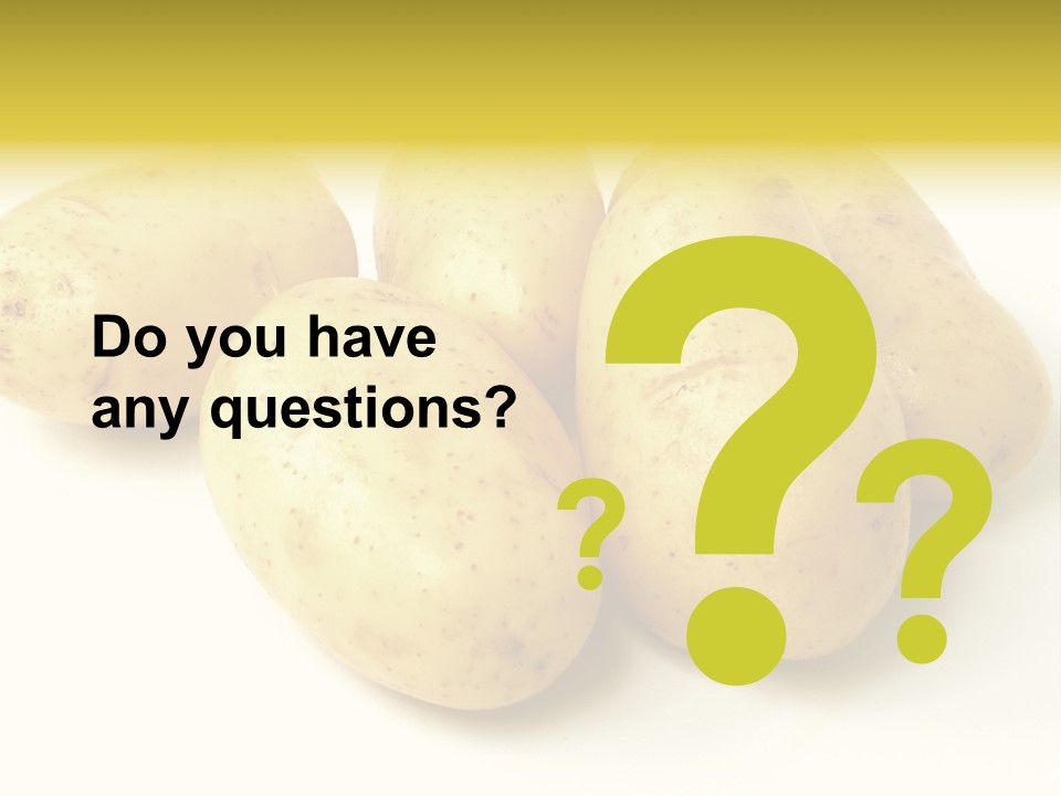 White Foodstuff Health PowerPoint Template