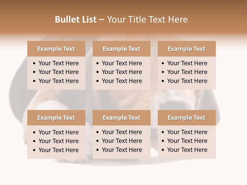 A Dog Laying Down With A Bone In Its Mouth PowerPoint Template