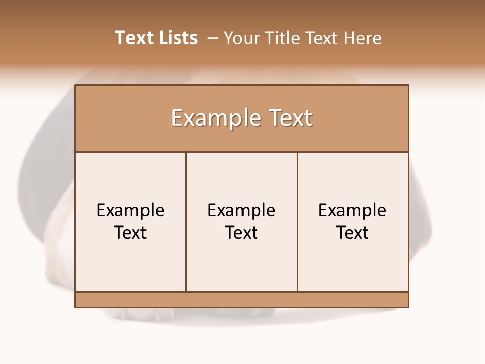 A Dog Laying Down With A Bone In Its Mouth PowerPoint Template