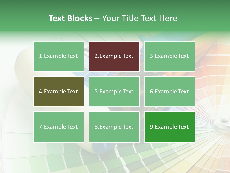 A Group Of Paint Brushes And A Paint Roller On A White Background PowerPoint Template