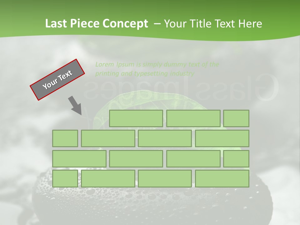 A Group Of Rocks With Green Leaves On Them PowerPoint Template