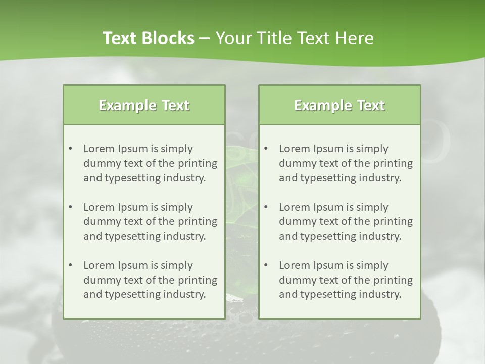 A Group Of Rocks With Green Leaves On Them PowerPoint Template