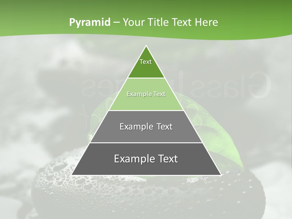 A Group Of Rocks With Green Leaves On Them PowerPoint Template