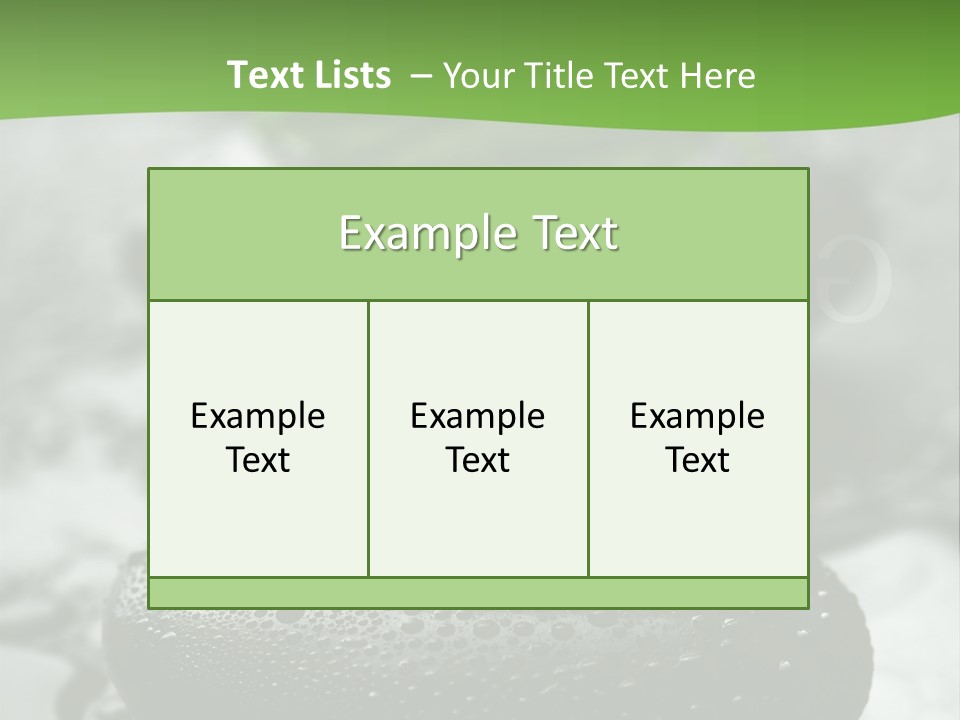 A Group Of Rocks With Green Leaves On Them PowerPoint Template