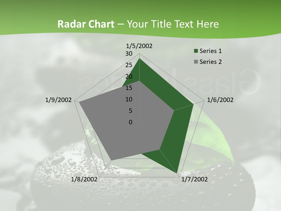 A Group Of Rocks With Green Leaves On Them PowerPoint Template