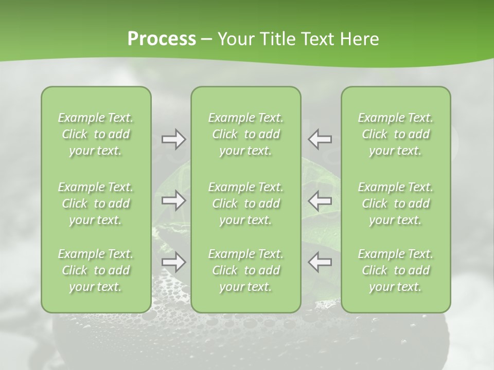 A Group Of Rocks With Green Leaves On Them PowerPoint Template