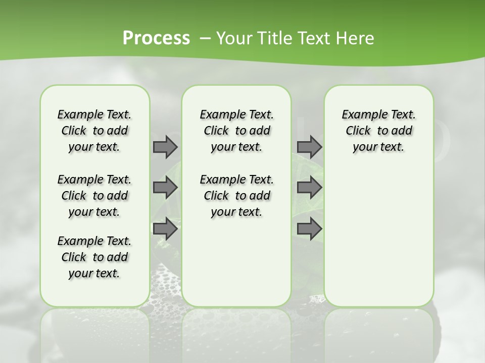 A Group Of Rocks With Green Leaves On Them PowerPoint Template