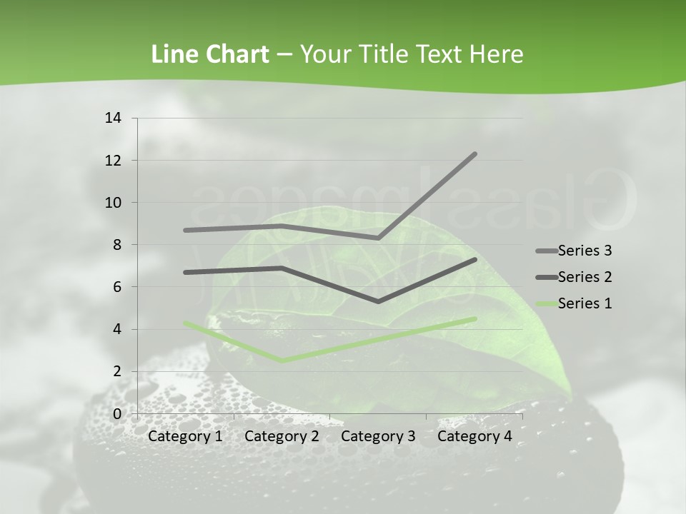 A Group Of Rocks With Green Leaves On Them PowerPoint Template