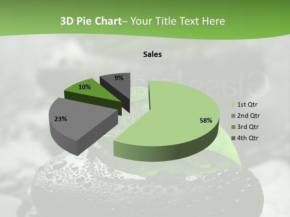 A Group Of Rocks With Green Leaves On Them PowerPoint Template
