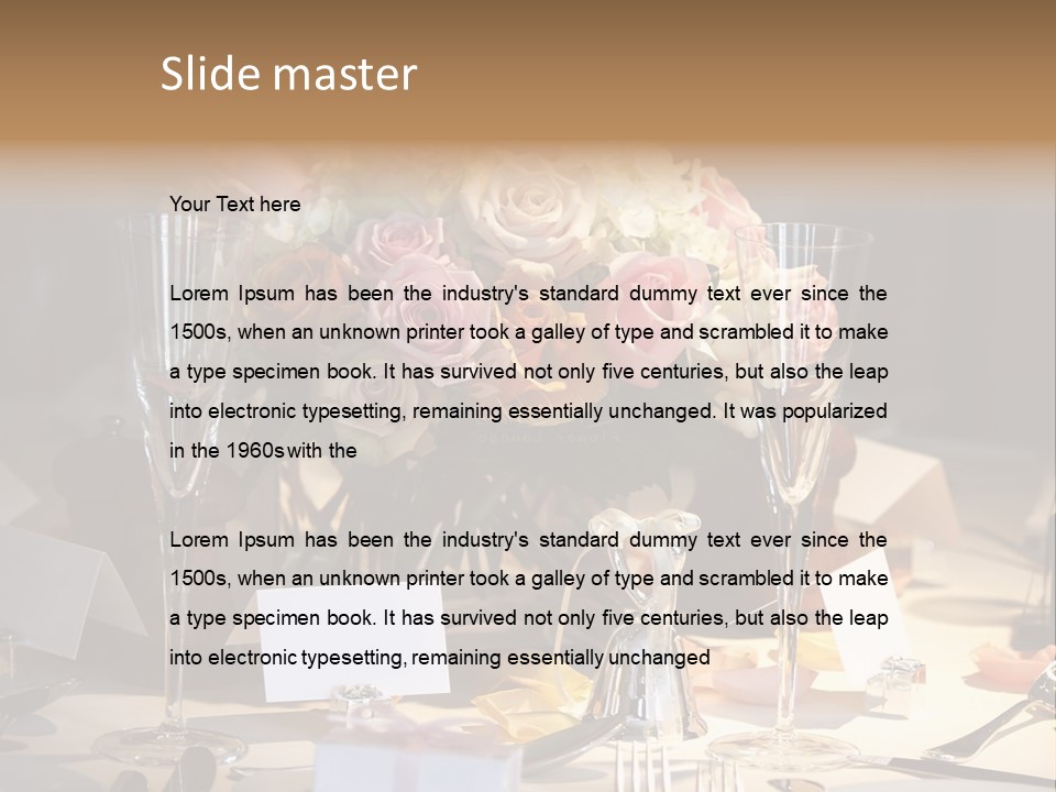 Laughable Coffee Cup Yellow PowerPoint Template