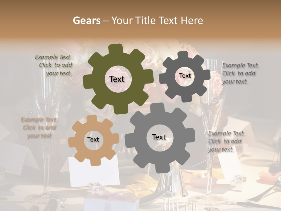 Laughable Coffee Cup Yellow PowerPoint Template