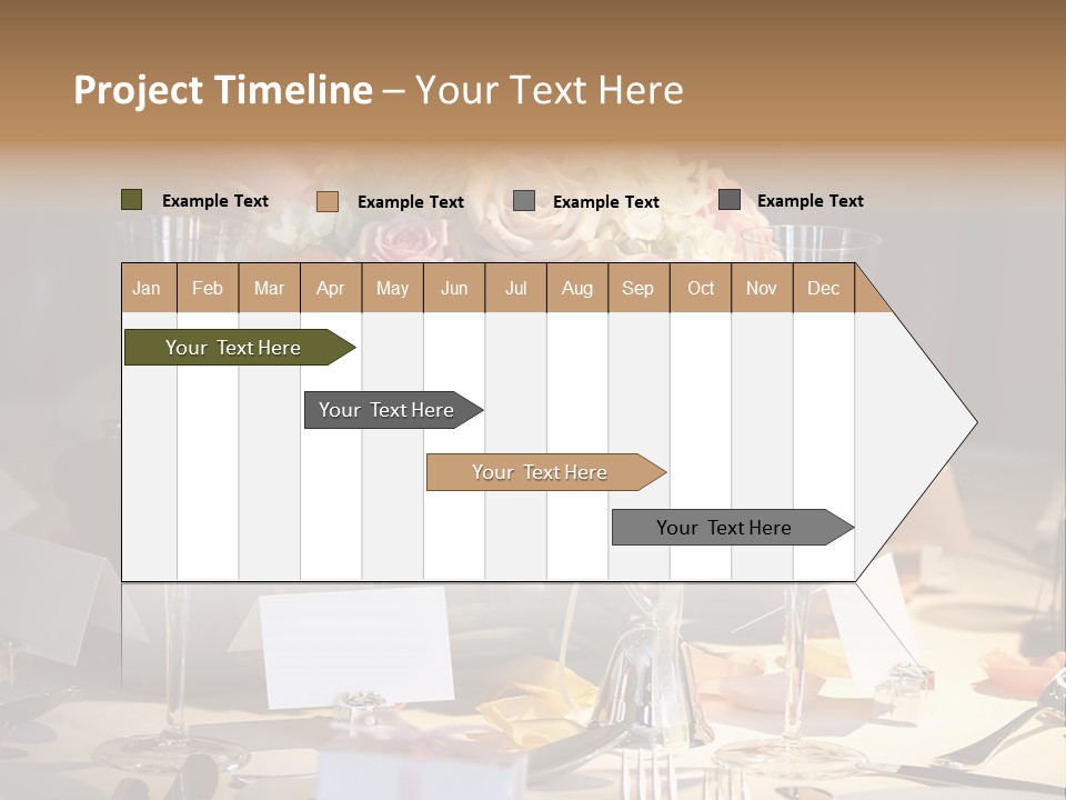 Laughable Coffee Cup Yellow PowerPoint Template