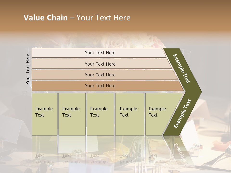 Laughable Coffee Cup Yellow PowerPoint Template