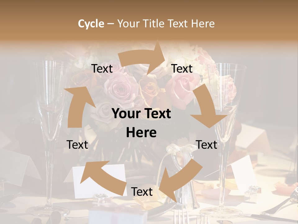 Laughable Coffee Cup Yellow PowerPoint Template