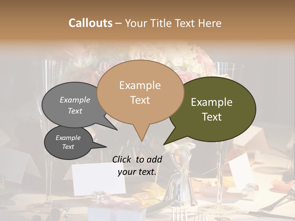 Laughable Coffee Cup Yellow PowerPoint Template